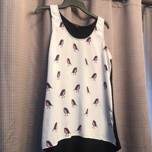 Pink bird top